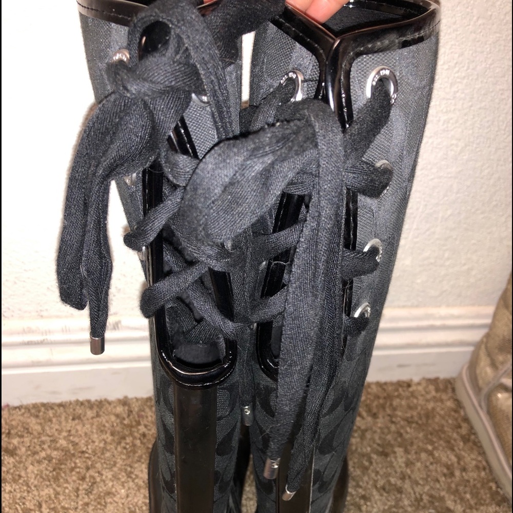 Coach Rain Boots - Picture 3 of 3